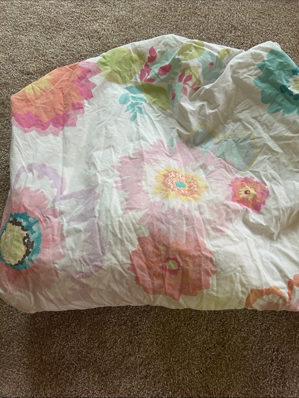 ❤️ 3/$18 Pottery Barn Kids floral crib fitted sheet